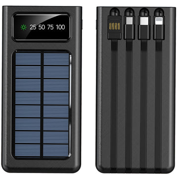 Solar Power Bank with Flashlight