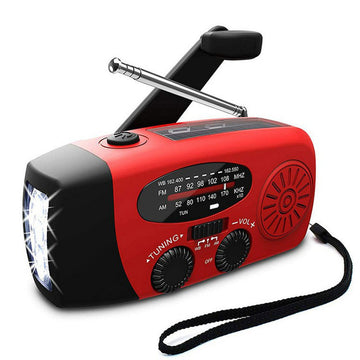 Emergency Solar Hand Crank Radio & Charger